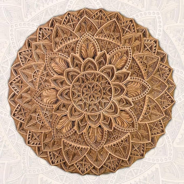 Mandala Wall Decor – Laser Cut MDF Mandala Art